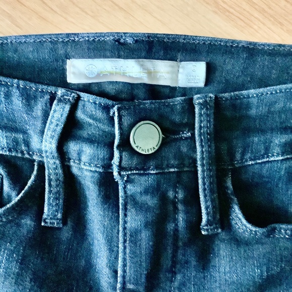 NWT Athleta Sculptek Skinny Jean Overdye Wash - Picture 5 of 8